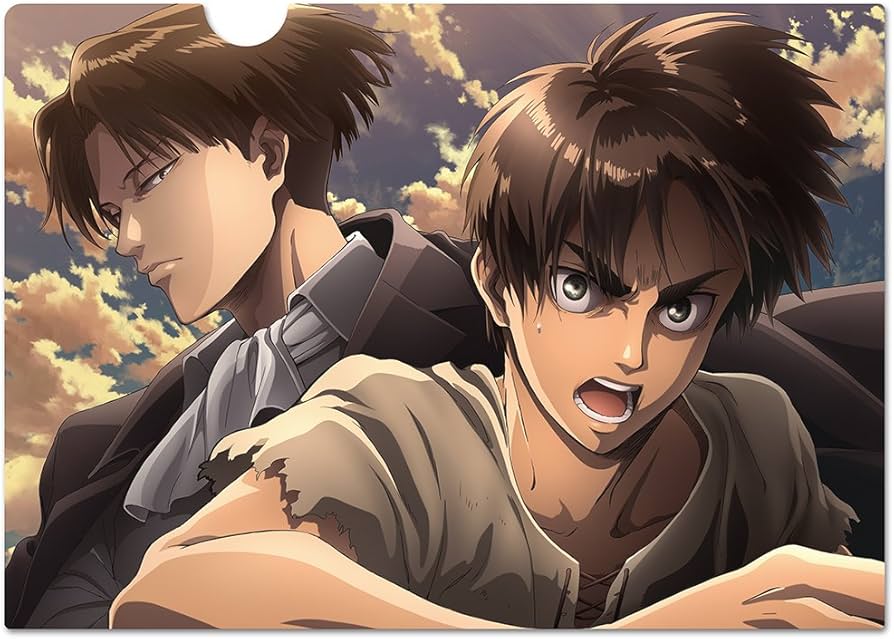 Amazon.co.jp: 進撃の巨人 クリアファイルH[エレン＆リヴァイ] : ホビー