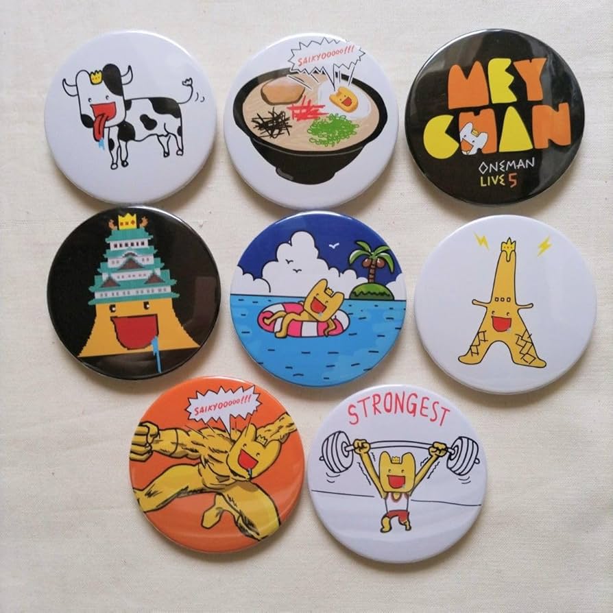 めいちゃん缶バッジ