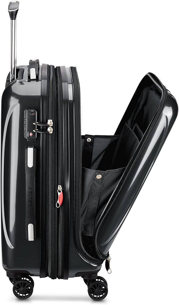 デルセー（DELSEY）ヘリウムエアロ スーツケース73-81L Mサイズ 黒