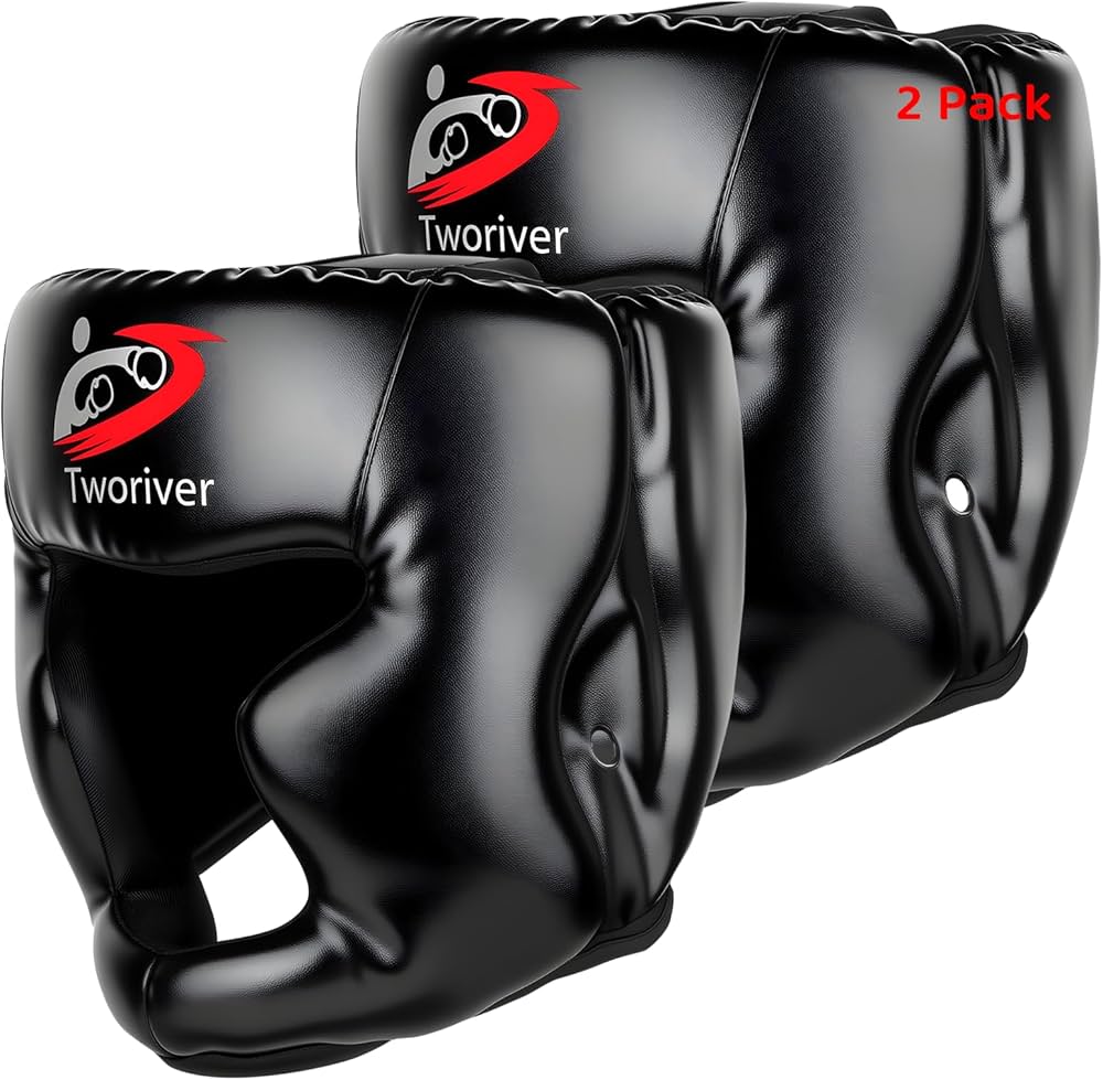 Amazon | ボクシングヘッドギア 2個パック フリーサイズ ボクシング