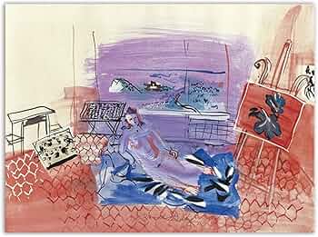 フランス発 BnF公式【ラウル・デュフィ】ヴィンテージ 額装 アート