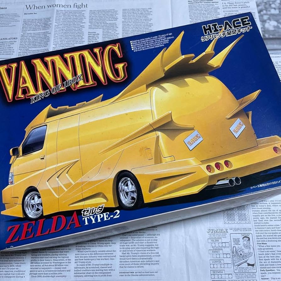 Amazon | アオシマ バニング ハイエース ゼルダ タイプ2 1/24