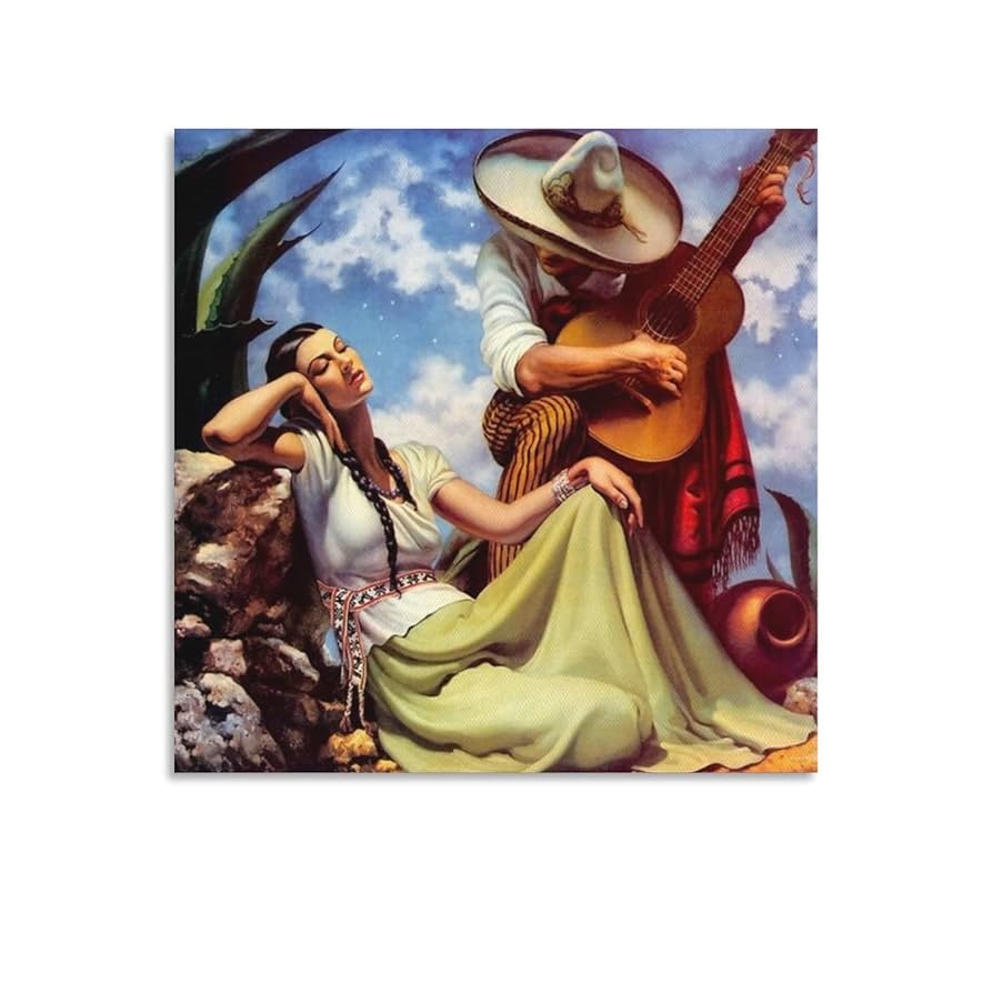 70s Mexican pair art