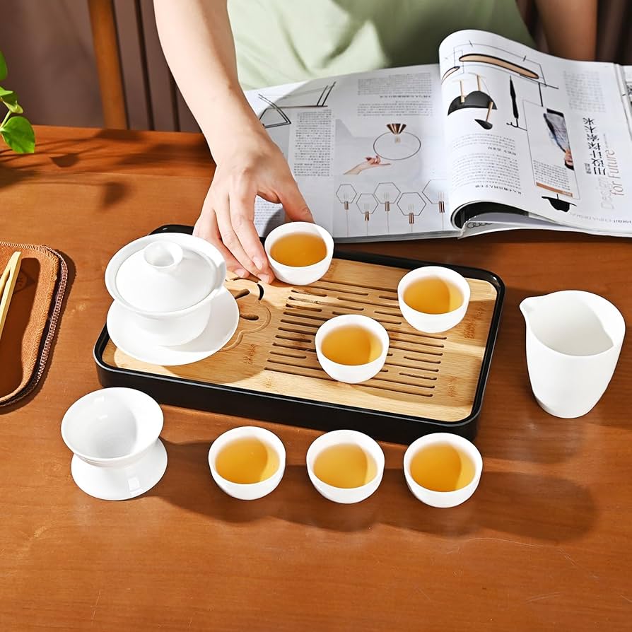 Amazon.co.jp: REOWONU 中国茶セット 伝統的 中国の功福茶セット 大人