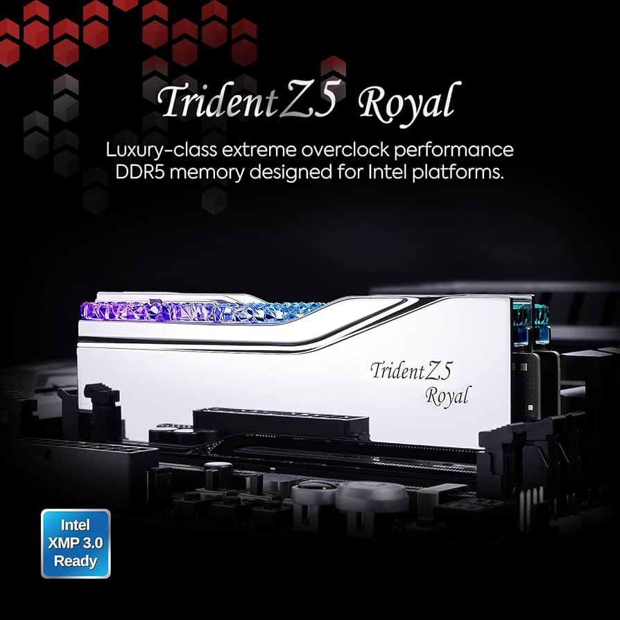 G.SKILL Trident Z5 Royal Series DDR5 RAM (Intel XMP 3.0) 64GB