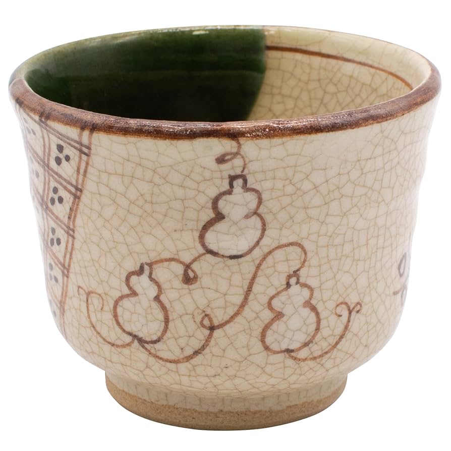 KCK604 備前焼 煎茶椀 湯呑み 一輪挿し 徳利 10客 在銘 伝統工芸品