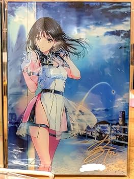 Amazon.co.jp: Tiv アクリルアート 複製原画 直筆サイン入り 2点セット