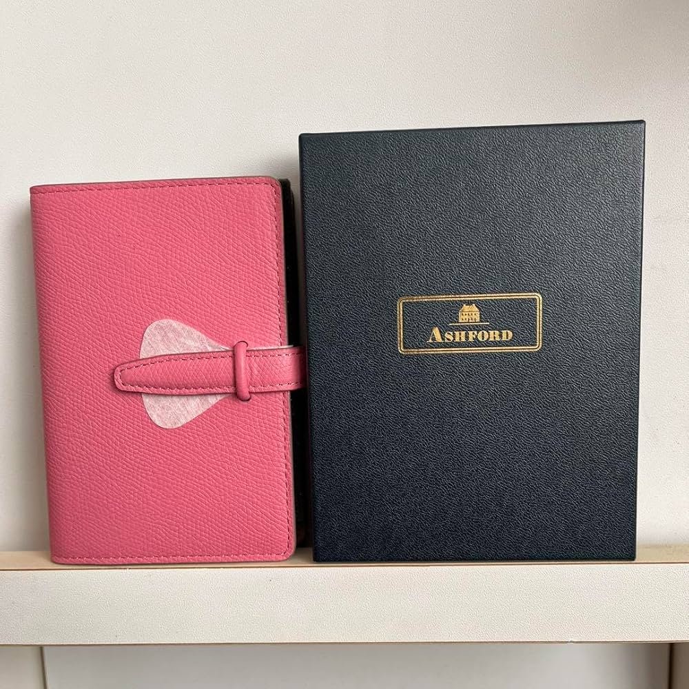 大幅値下げAshfordレザー バイブルリング式ファイル 大幅値下げAshford