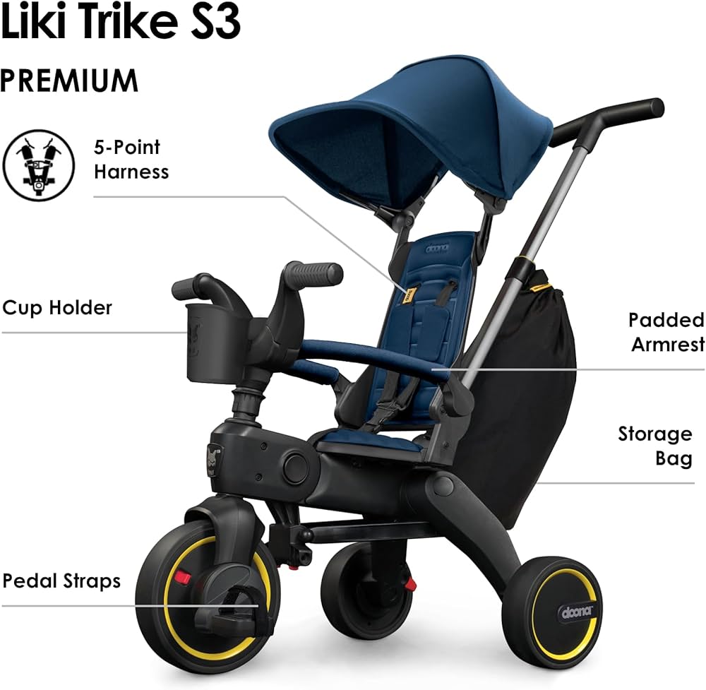 Amazon.co.jp: Doona Liki Trike S3 ロイヤルブルー - 5イン1