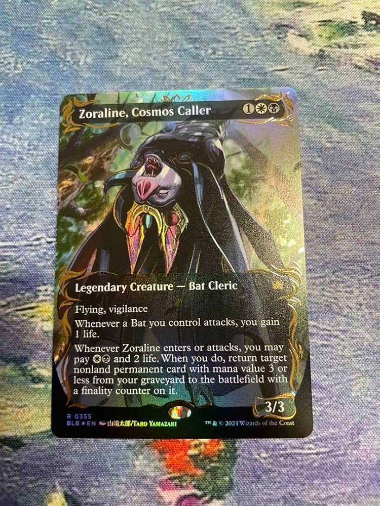 MTG 星界を呼ぶ者、ゾラリーネ/ボーダーレス レイズドfoil 日本語 BLB