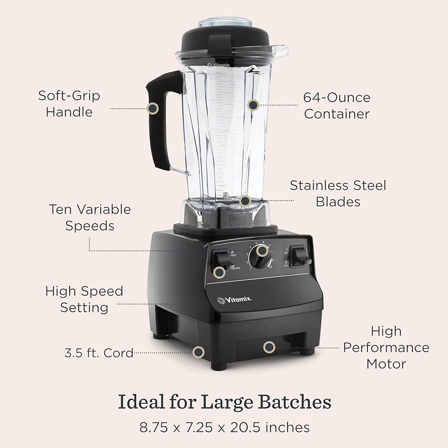 Amazon.com: Vitamix 5200 Blender, Professional-Grade Blender for