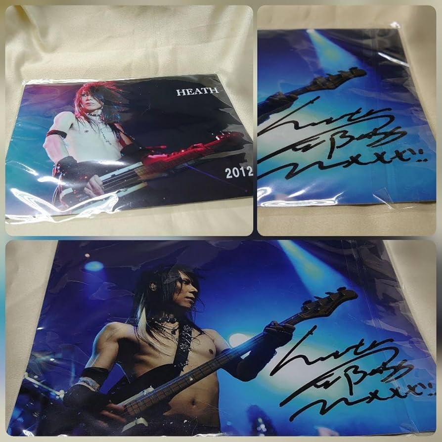 u*様 XジャパンHEATH在籍時のパラノイアのサイン入りポスター