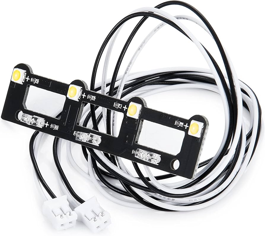 Amazon | RC LEDヘッドライトアップグレードパーツ タミヤ 1/14th