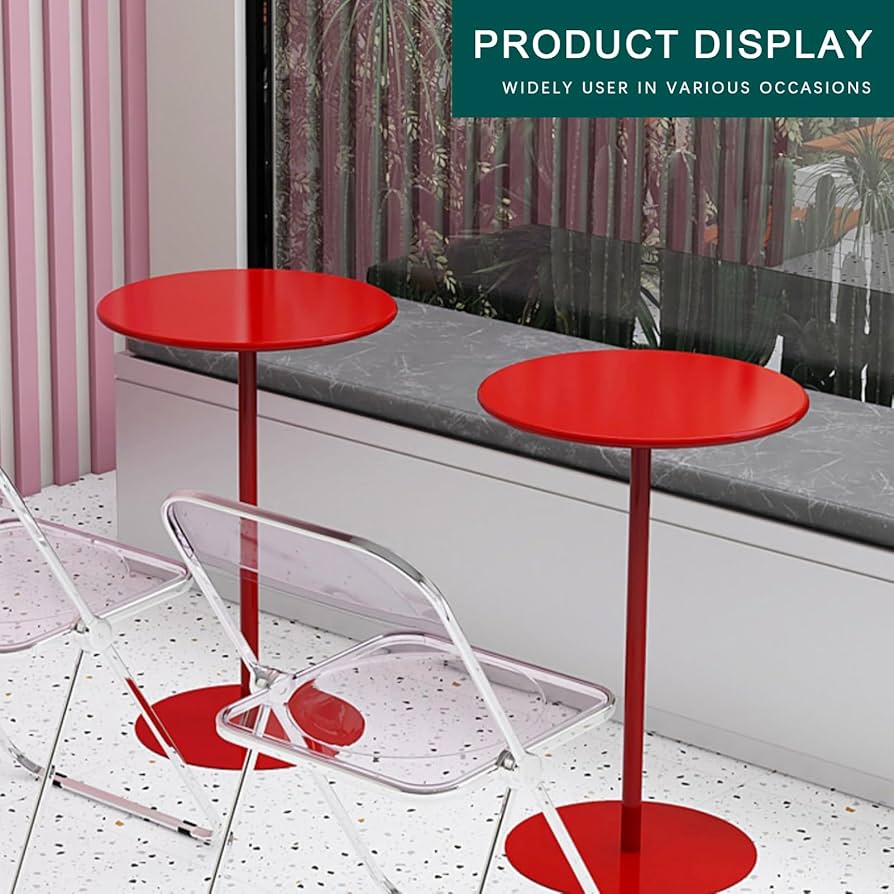 赤いヒールのバベットサイドテーブル