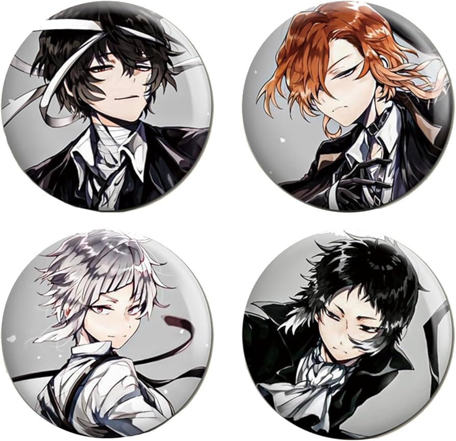 文豪ストレイドッグス文ストストレイドックス江戸川乱歩ブローチ缶風バッジ