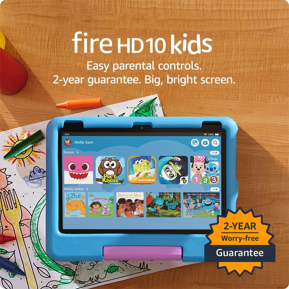Amazon.com: Amazon Fire HD 10 Kids tablet (newest model) ages 3-7