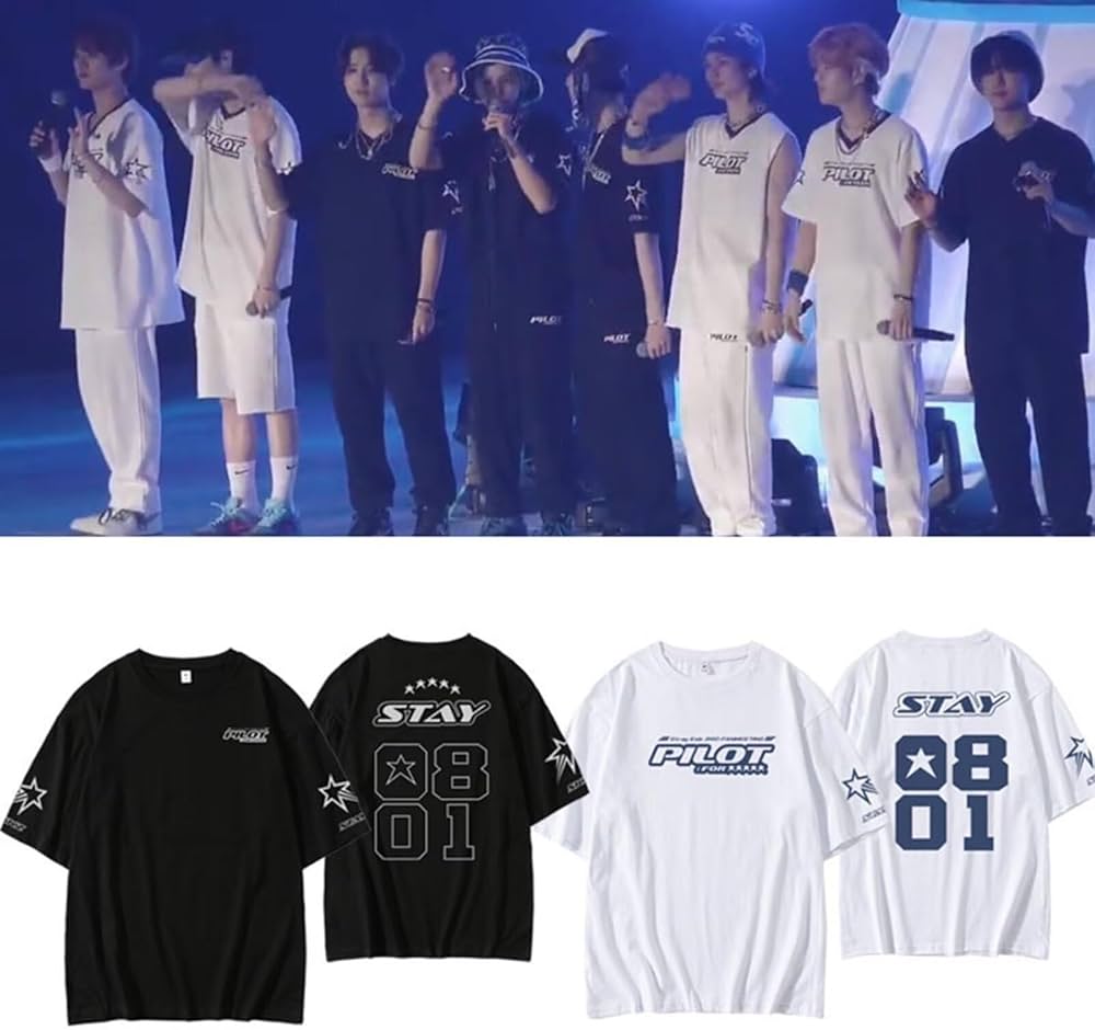 straykids 『unlock』メンバー全員直筆サイン入りTシャツ straykids