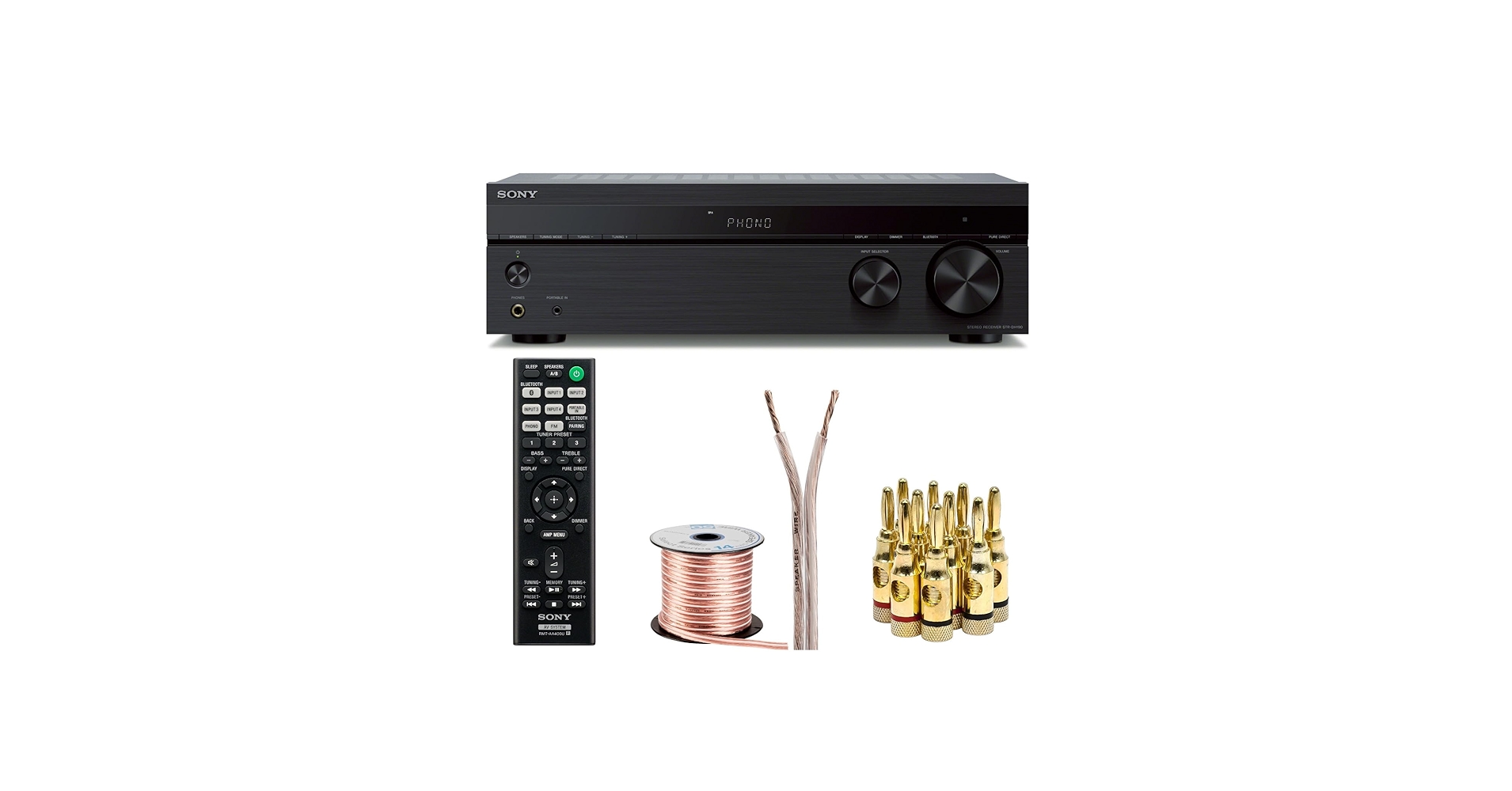 Amazon.com: Sony STRDH190 2-ch Stereo Receiver with Phono Inputs