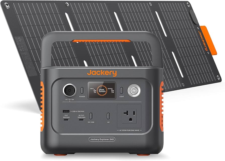 Amazon.co.jp: Jackery Solar Generator 240 New 40Mini 256Wh