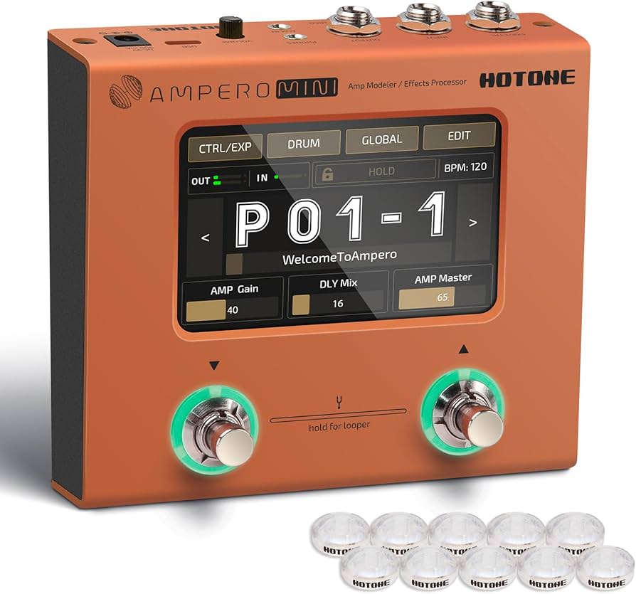 Amazon.com: HOTONE Multi Effects Processor Pedal Guitar Bass Amp