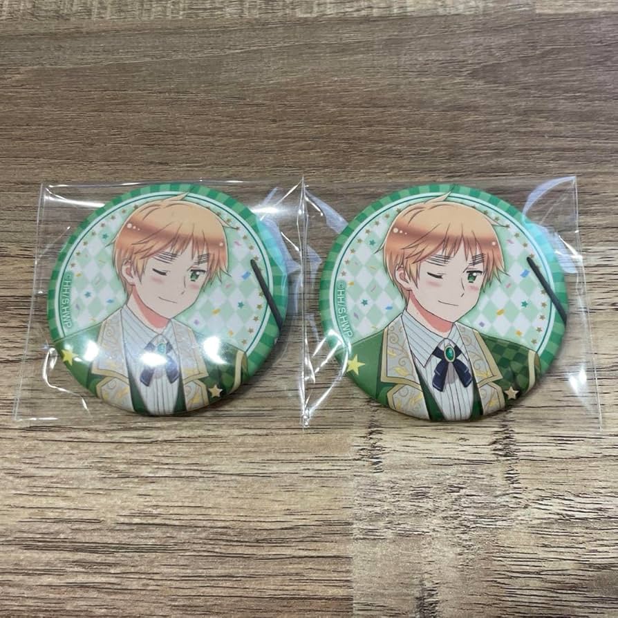 ヘタリア イギリス 遊園地 缶バッジ 25個 ヘタリア イギリス 遊園地 缶