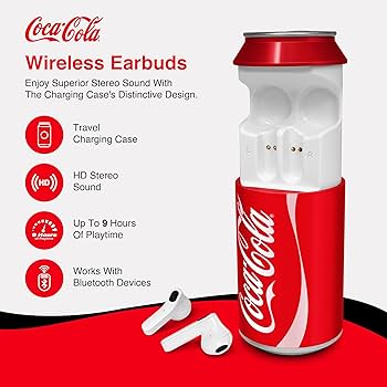 Amazon.com: Coca-Cola Can Shaped Wireless Earbuds – Bluetooth 5.0
