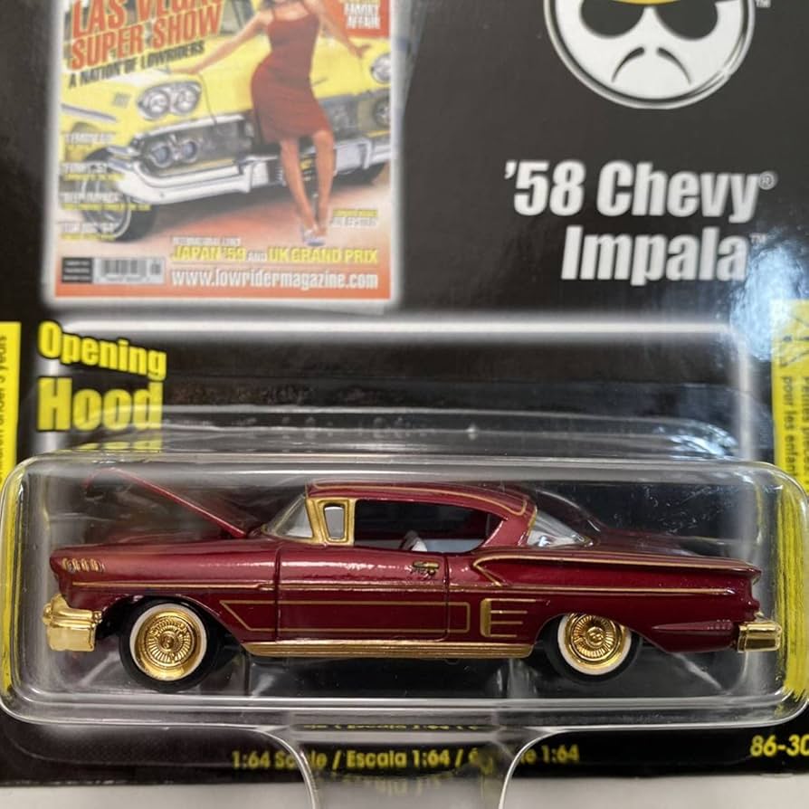 Amazon | Revell 1/64 LOWRIDER MAGAZINE '58 CHEVY IMPARA レベル
