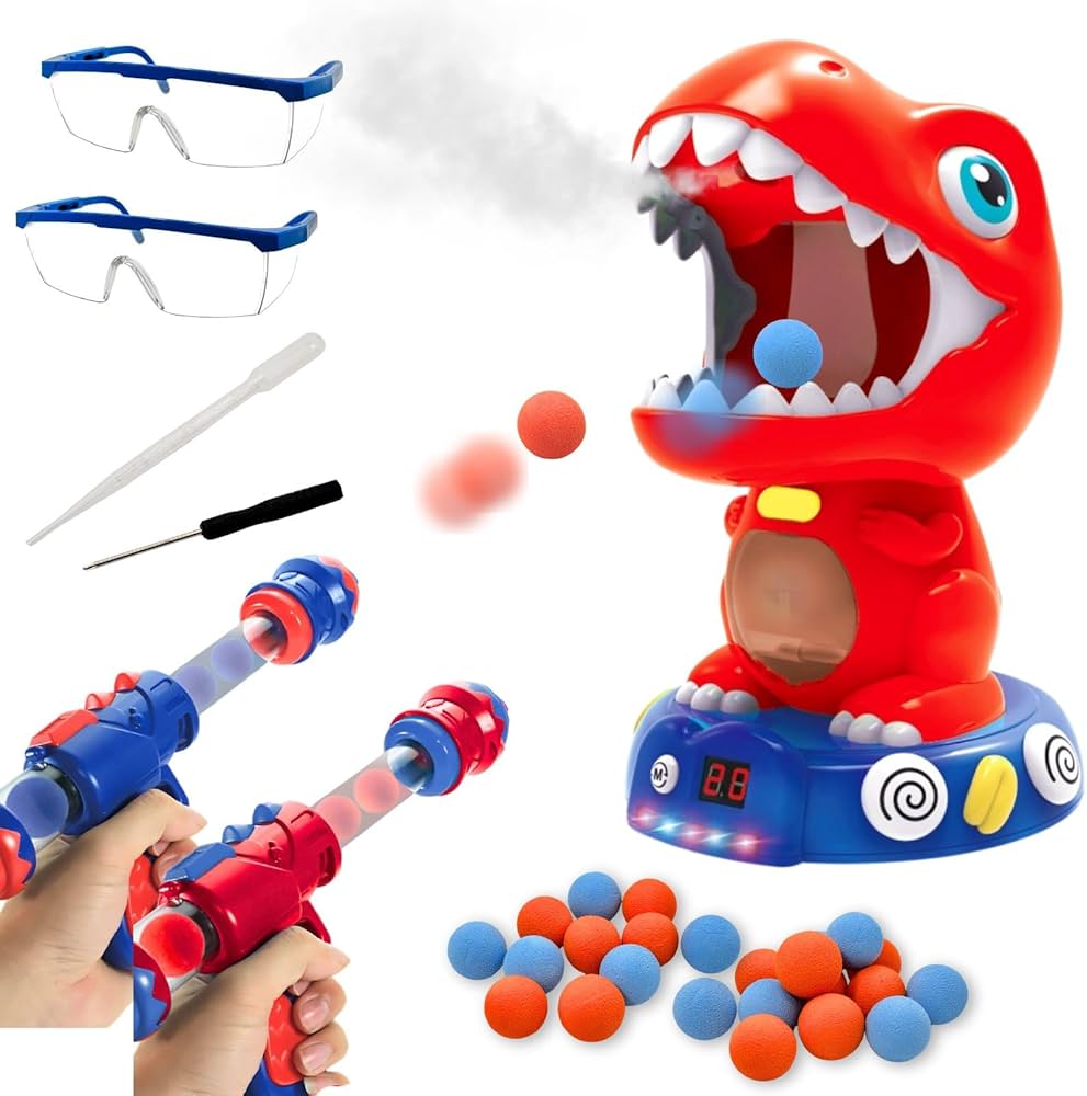 Amazon.co.jp: MARUHADO シューティングゲーム おもちゃ 恐竜 射的