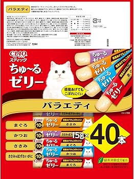 Amazon.co.jp: チャオ (CIAO) スティック ちゅ~るゼリー バラエティ 40