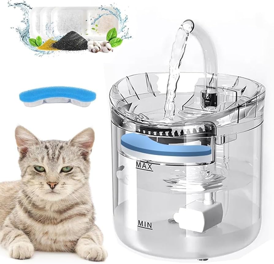 Amazon | 【獣医師推奨】猫自動給水器 ペット自動給水器 犬 猫水飲み器