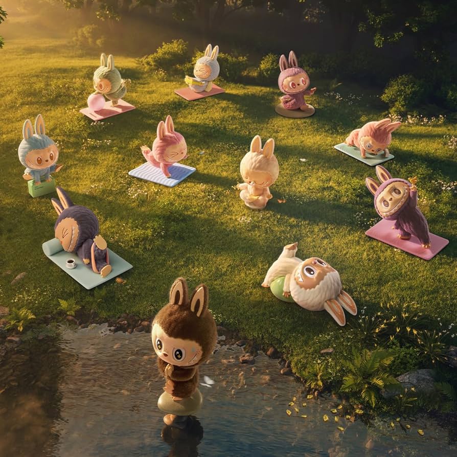 Amazon | POP MART THE MONSTERS Lazy Yoga シリーズ【1ピース