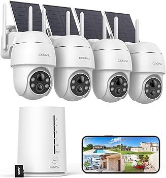 防犯カメラ Security camera COOAU 8MP 3pieces set Amazon.com