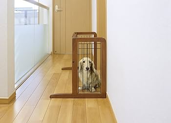 Amazon.co.jp: リッチェル ペット用 木製おくだけゲート ワイド