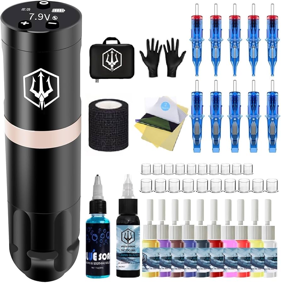 Amazon | タトゥーマシン セット タトゥーペンセット ワイヤレス
