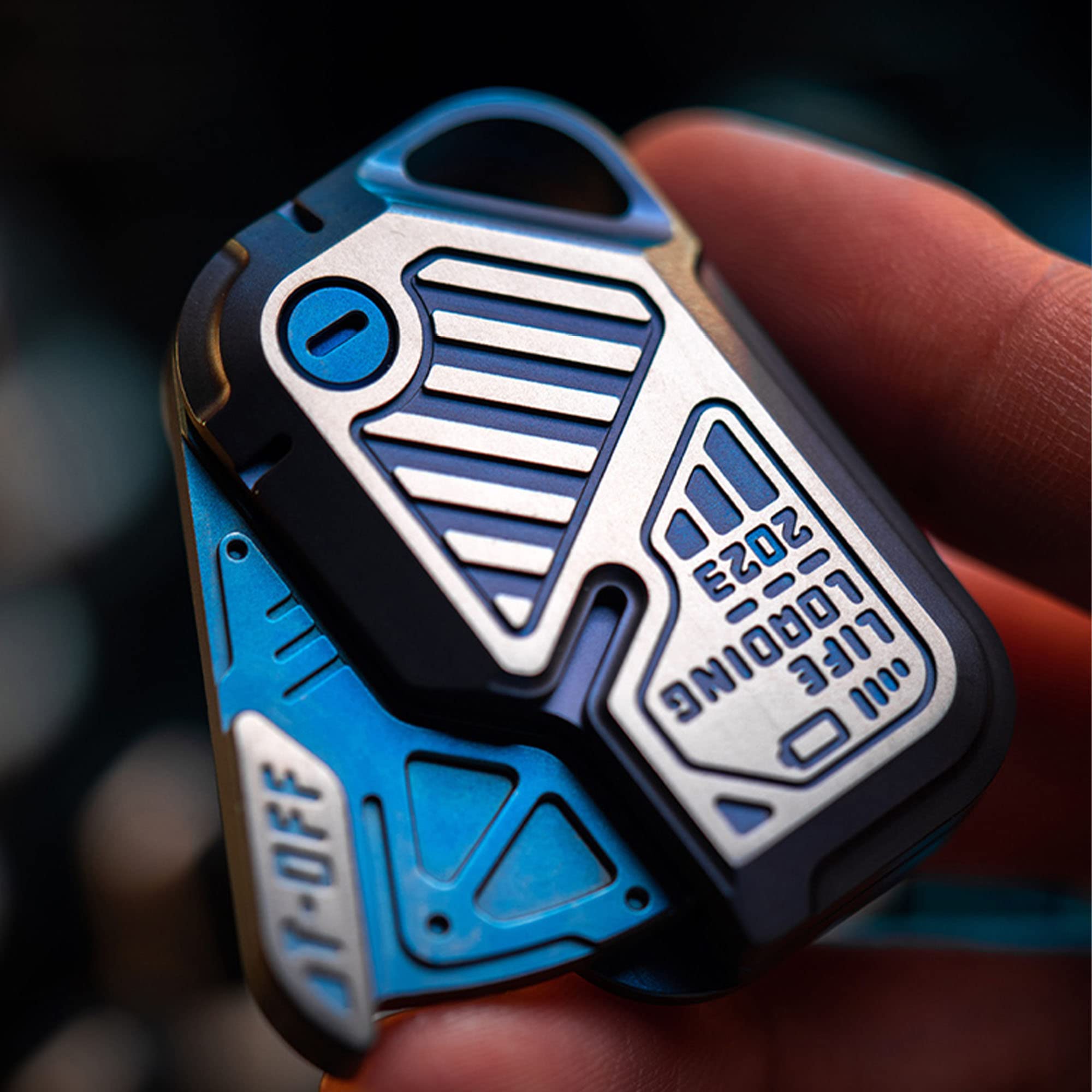 01 ZERO ONE EDC POP フィジェット トイ スライダー チタン 【公式通販】