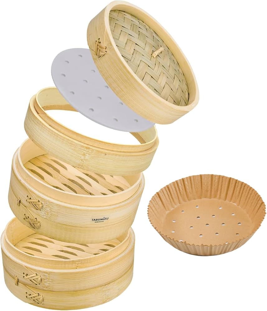 Amazon | 【LDK掲載A+】滴水製作所 竹 セイロ 21cm 本体2個・蓋1個