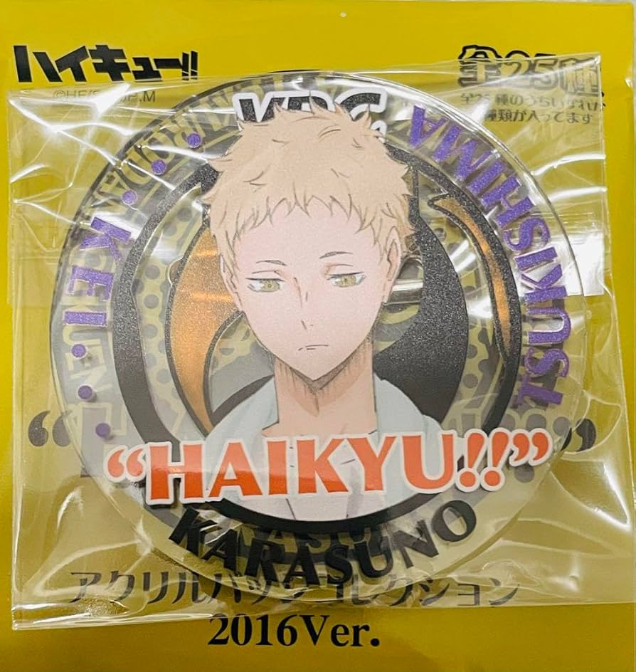 ハイキュー‼︎ アクリルバッジコレクション 2016Ver. VBC 月島蛍 5点