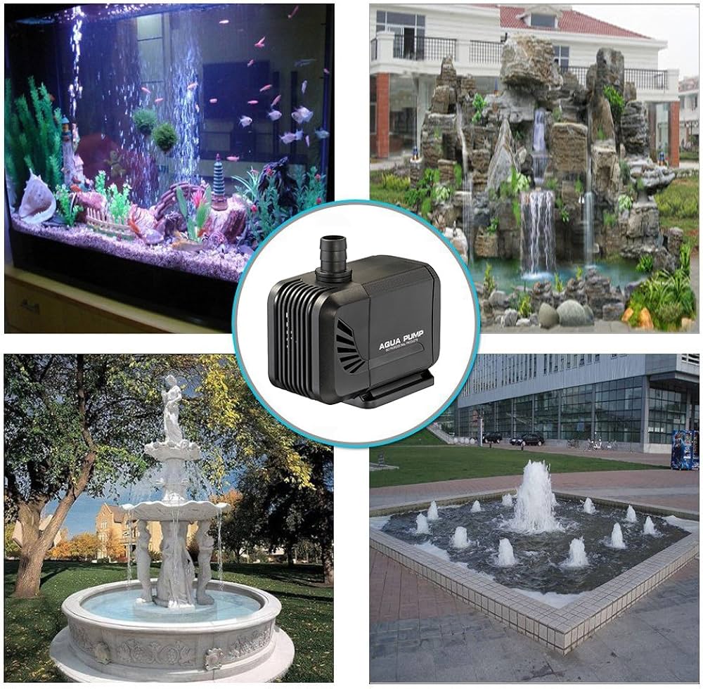 Amazon.co.jp: エルエンスタジオ 水中ポンプ 吐出量3000L/H 最大揚程