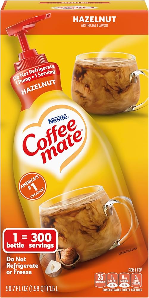 Amazon.co.jp: 【へ－ゼルナッツ味ポンプ式クリーマー】Coffee-mate