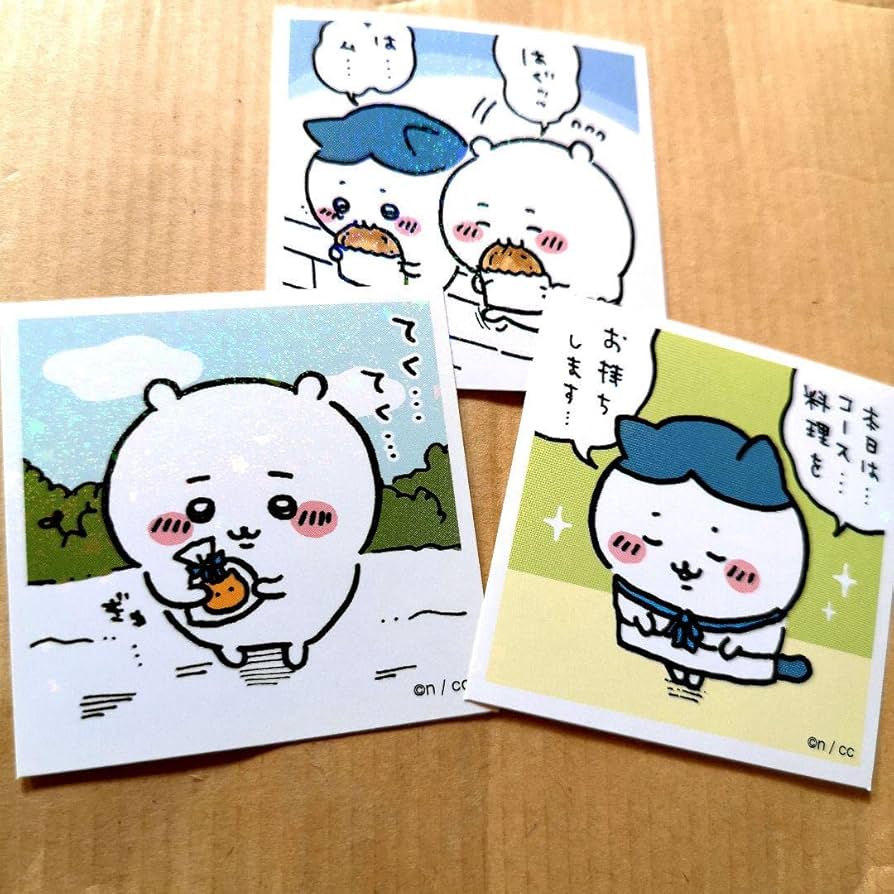 Amazon.co.jp: ほめられリボン ちいかわ ハチワレ シール ステッカー