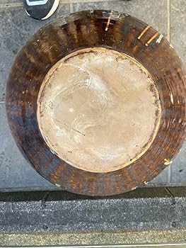 Amazon.co.jp: 小鹿田 大壺 小鹿田焼 流し掛け 民藝 飾壷 壷 坂本茂木