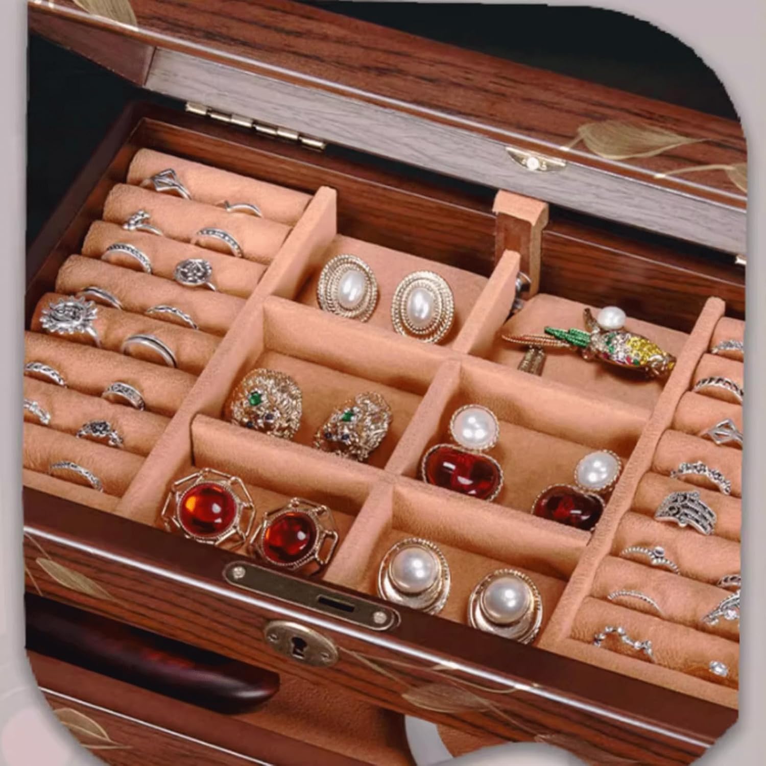 中国 アンティーク家具 大型収納ボックス ひまわり 彫刻 花