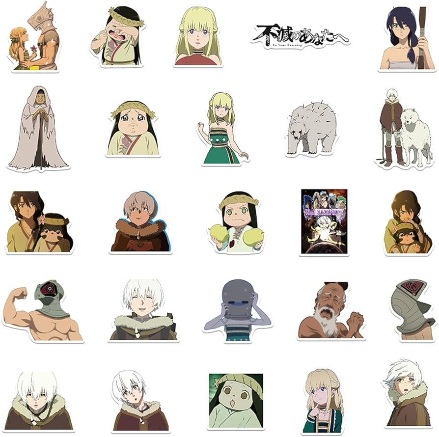 Amazon.co.jp: 50枚ステッカー 不滅のあなたへ 防水ステッカーセット