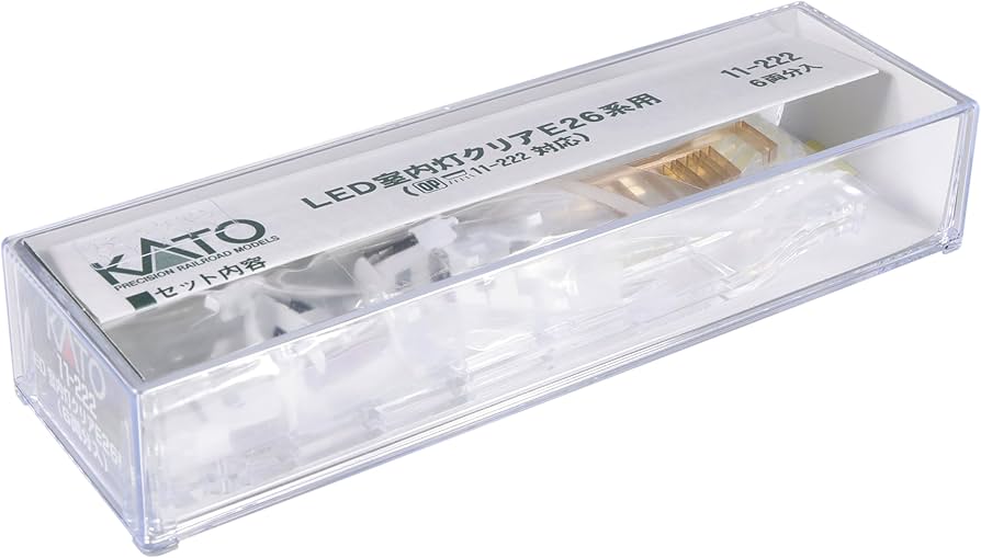 Amazon | KATO Nゲージ LED室内灯クリア E26系用 6両分入 11-222 鉄道