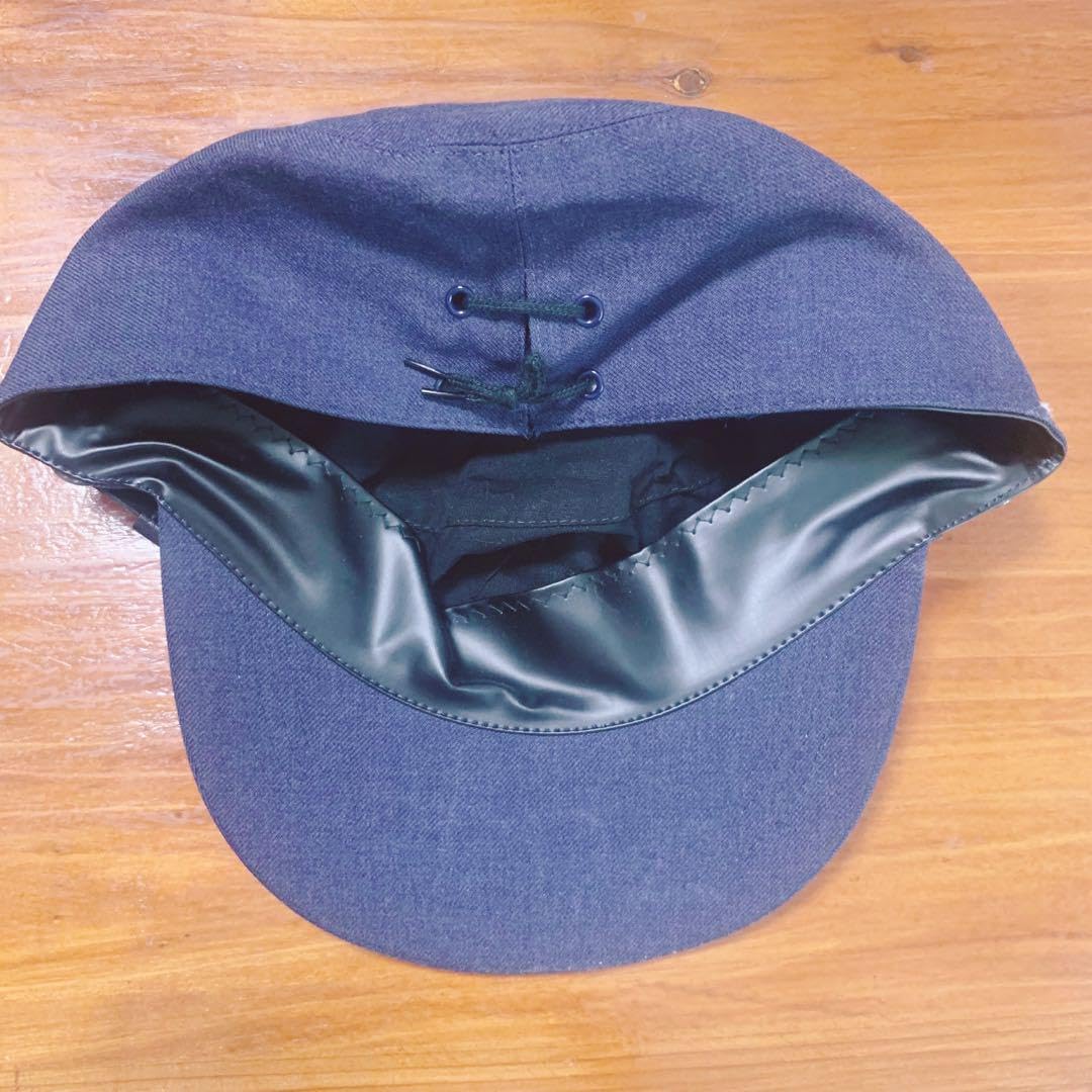 当時物 国鉄 助役制帽◇鉄道 帽子 2号形◇日本国有鉄道 記名