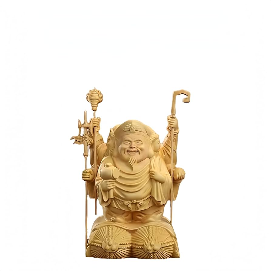 □七福神・大黒天 ブロンズ像□銅像・縁起物・開運・インテリア・飾り