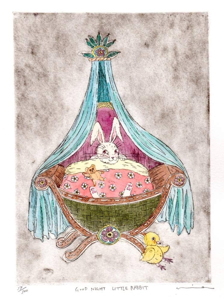 額付き銅版画応用絵画 title「お通りニャンコ」 ディスカウント 額付き