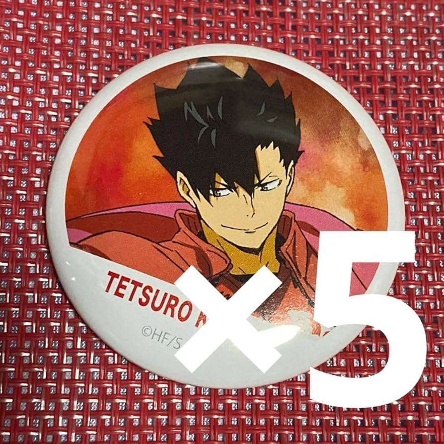 ハイキュー横断幕缶バッジ黒尾鉄郎