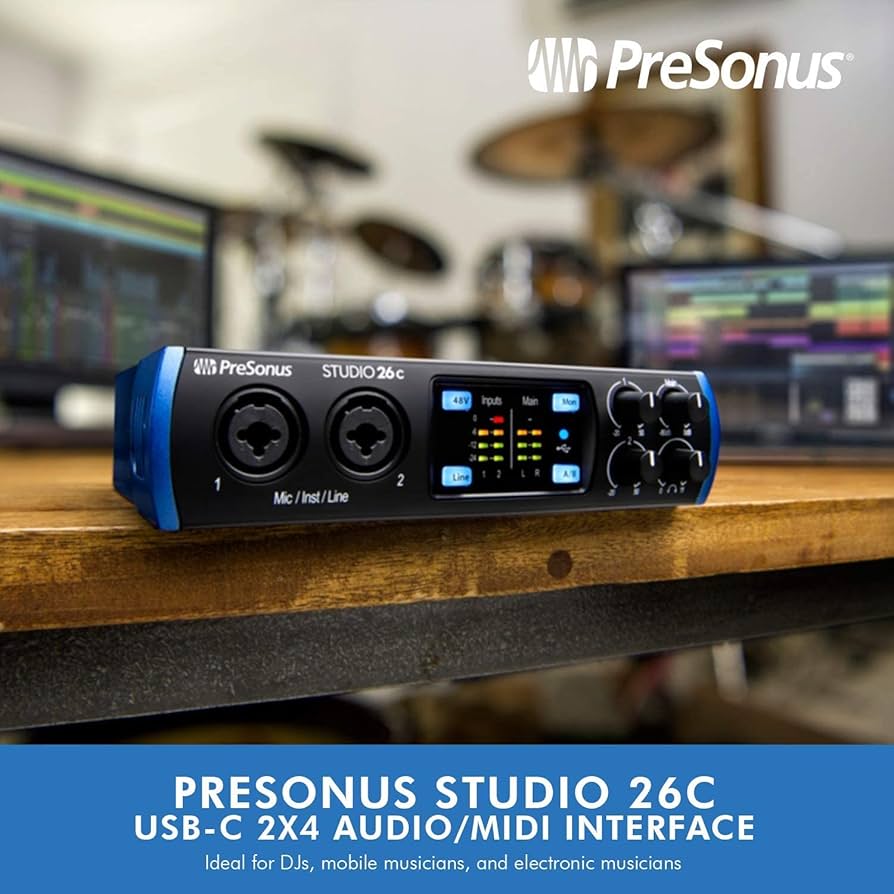 Amazon.co.jp: PreSonus Studio 26C 2インチ 4-239.99USB-C オーディオ
