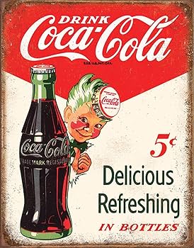 昭和レトロ 古看板 Coca Cola コカ・コーラ 企業物 アンティーク 当時